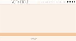 Desktop Screenshot of ivorycircle.com